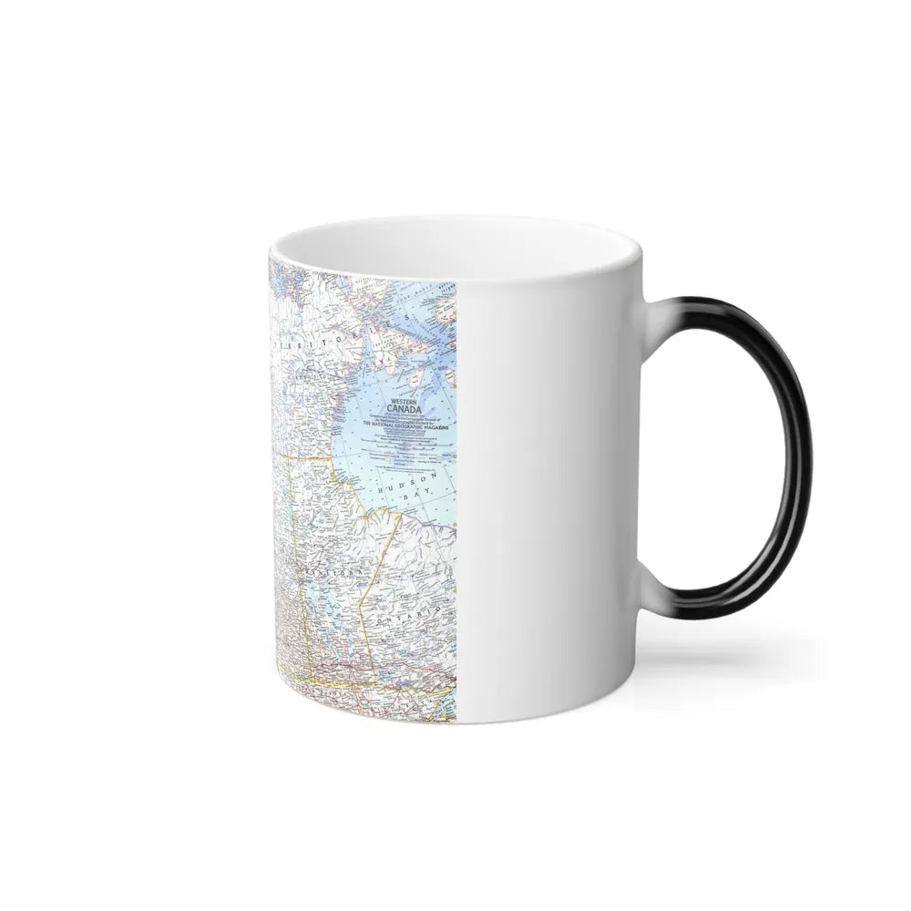 Canada - Western (1966) (Map) Color Changing Mug 11oz-Go Mug Yourself