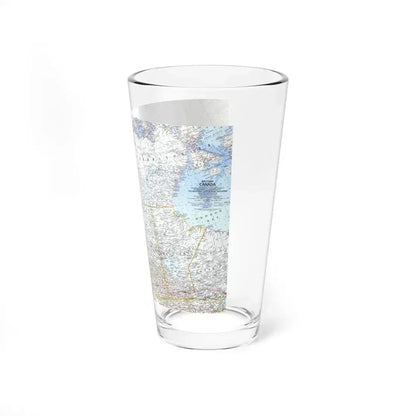 Canada - Western (1966) (Map) Pint Glass 16oz - Go Mug Yourself