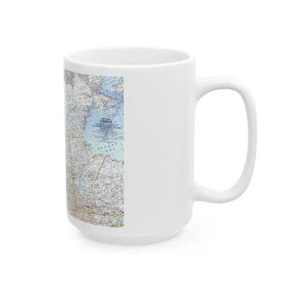 Canada - Western (1966) (Map) White Coffee Mug - Go Mug Yourself