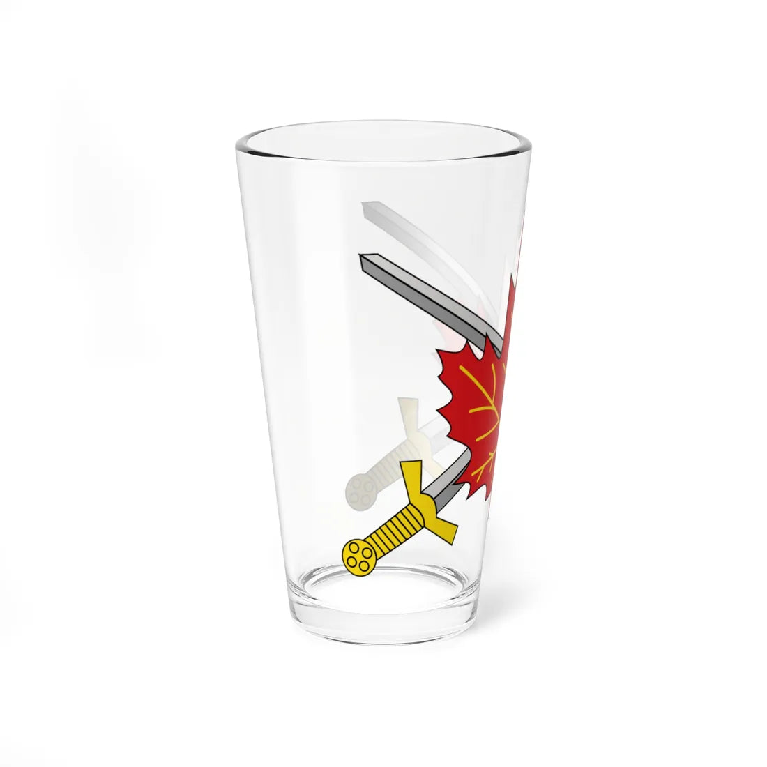 Canadian Army Badge (Canada) (Coat of Arms) Pint Glass 16oz - Go Mug Yourself
