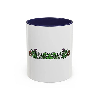 Canadian Compartment - Accent Coffee Mug 11oz Navy - Go Mug Yourself
