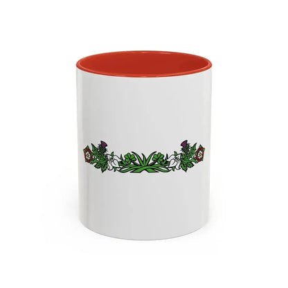 Canadian Compartment - Accent Coffee Mug 11oz Red - Go Mug Yourself