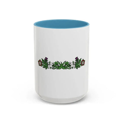 Canadian Compartment - Accent Coffee Mug 15oz Light Blue - Go Mug Yourself
