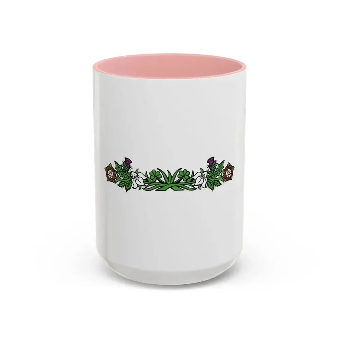 Canadian Compartment - Accent Coffee Mug 15oz Pink - Go Mug Yourself