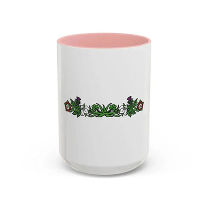 Canadian Compartment - Accent Coffee Mug 15oz Pink - Go Mug Yourself