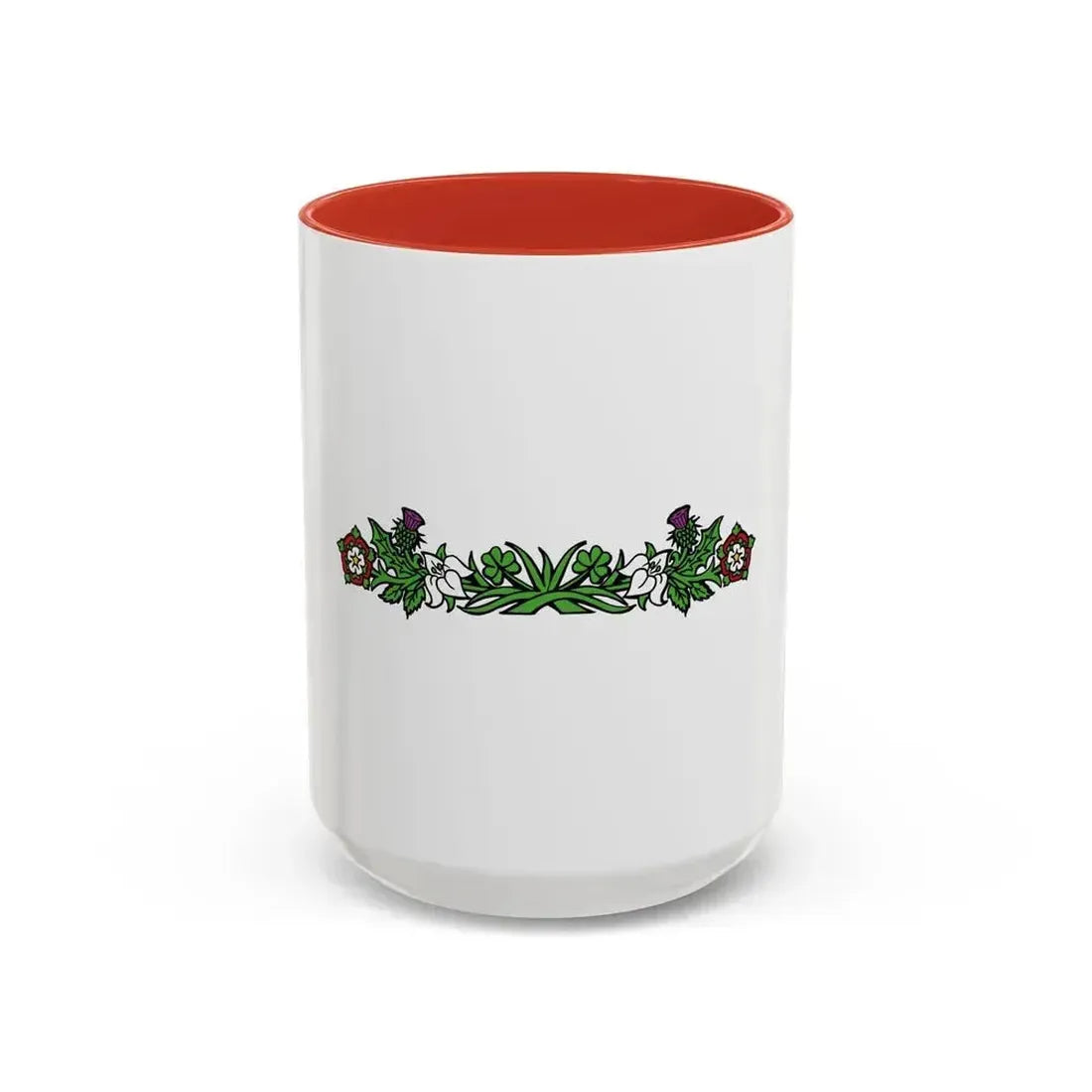 Canadian Compartment - Accent Coffee Mug 15oz Red - Go Mug Yourself