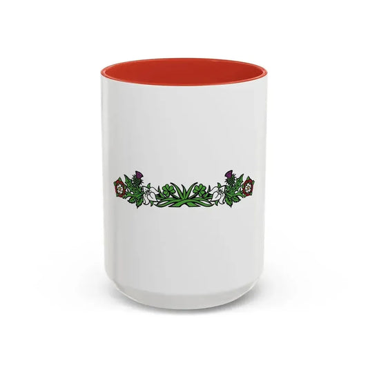 Canadian Compartment - Accent Coffee Mug 15oz Red - Go Mug Yourself