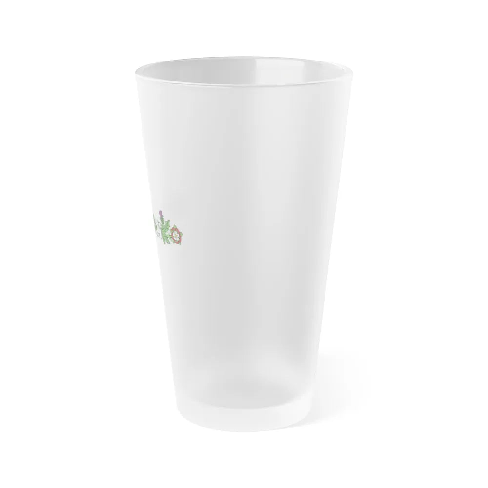 Canadian Compartment - Frosted Pint Glass 16oz-Go Mug Yourself