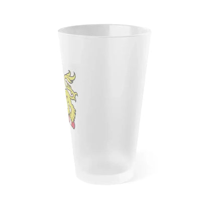 Canadian Crest - Frosted Pint Glass 16oz - Go Mug Yourself