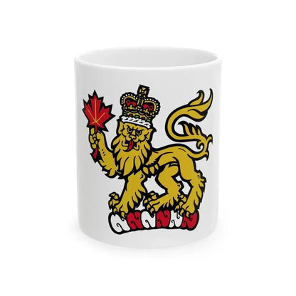 Canadian Crest - White Coffee Mug 11oz - Go Mug Yourself