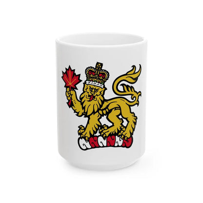 Canadian Crest - White Coffee Mug-15oz-Go Mug Yourself