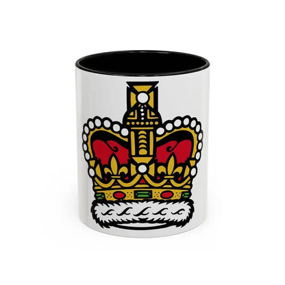 Canadian Crown - Accent Coffee Mug 11oz Black - Go Mug Yourself