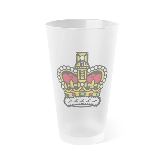 Canadian Crown - Frosted Pint Glass 16oz-16oz-Frosted-Go Mug Yourself