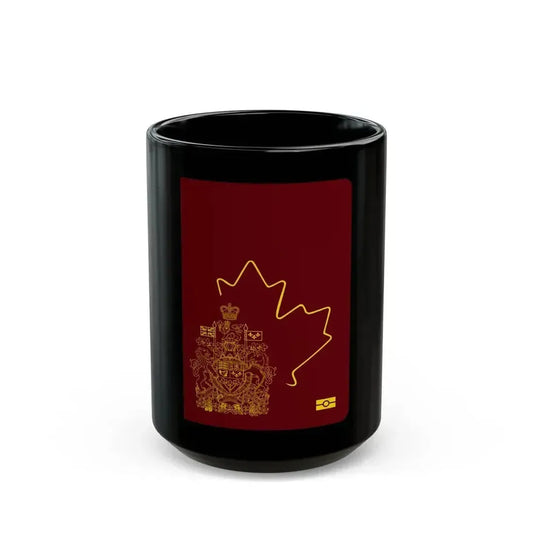 Canadian Diplomatic Passport - Black Coffee Mug 15oz - Go Mug Yourself