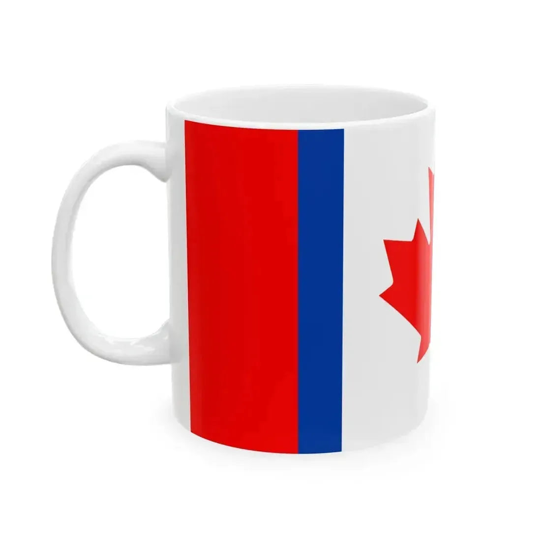 Canadian Duality Flag (Canada) White Coffee Mug - Go Mug Yourself