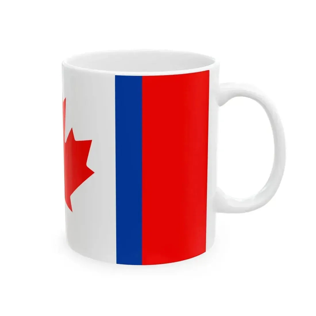 Canadian Duality Flag (Canada) White Coffee Mug - Go Mug Yourself