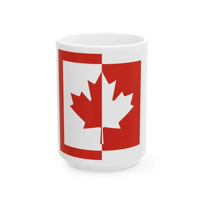 Canadian Flag Association flag (Canada) White Coffee Mug 15oz - Go Mug Yourself