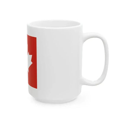 Canadian Flag Association flag (Canada) White Coffee Mug - Go Mug Yourself
