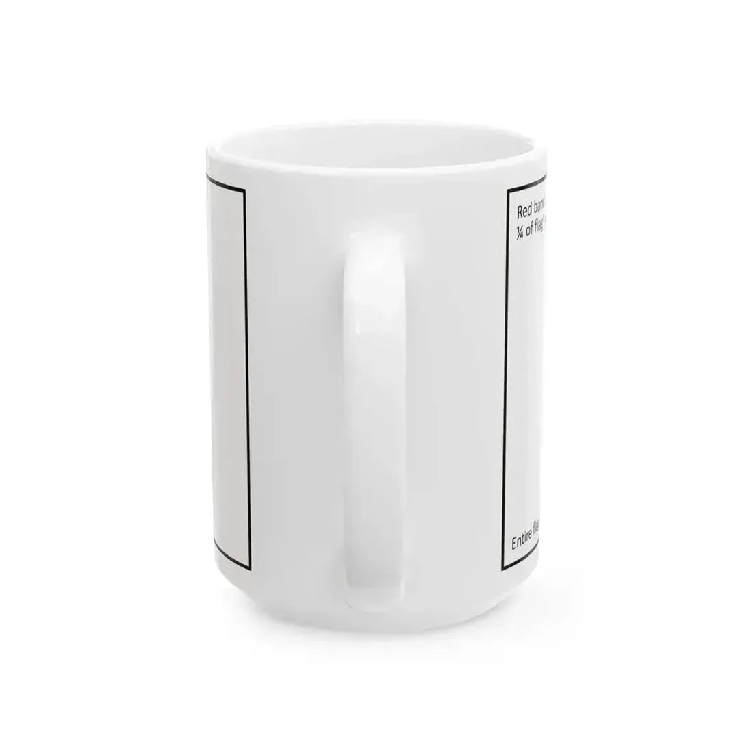 Canadian flag construction sheet (Canada) White Coffee Mug - Go Mug Yourself