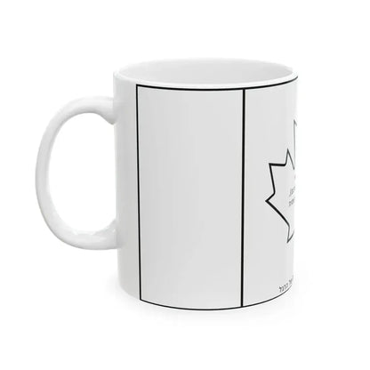 Canadian flag construction sheet-he2 (Canada) White Coffee Mug - Go Mug Yourself