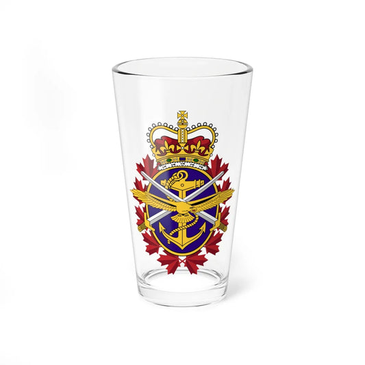 Canadian Forces emblem (Canada) (Coat of Arms) Pint Glass 16oz 16oz - Go Mug Yourself