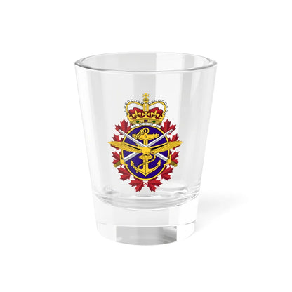 Canadian Forces emblem (Canada) (Coat of Arms) Shot Glass 1.5oz 1.5oz - Go Mug Yourself