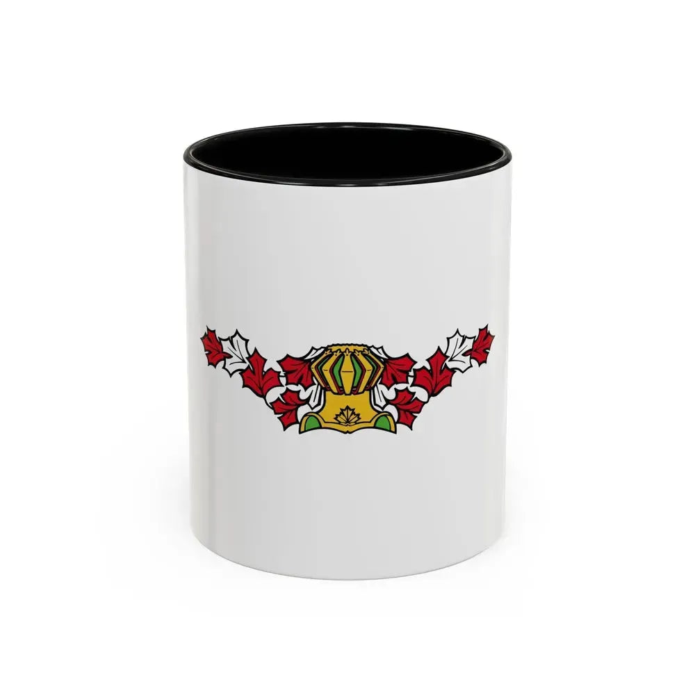 Canadian Helm - Accent Coffee Mug 11oz Black - Go Mug Yourself