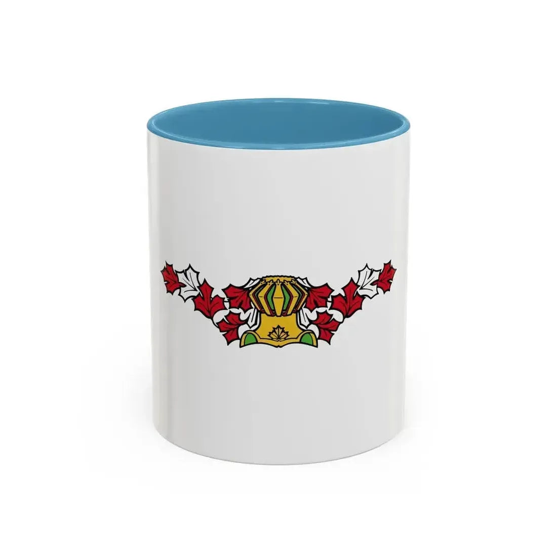 Canadian Helm - Accent Coffee Mug 11oz Light Blue - Go Mug Yourself