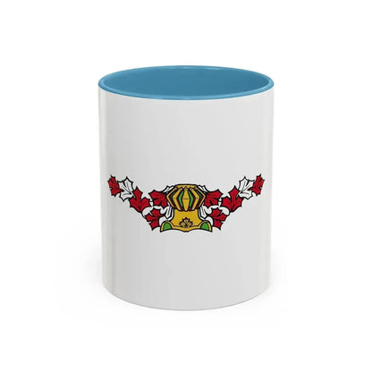 Canadian Helm - Accent Coffee Mug 11oz Light Blue - Go Mug Yourself