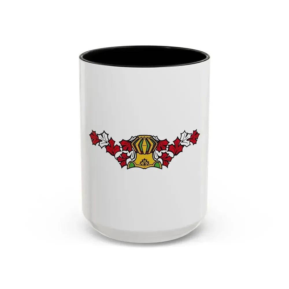 Canadian Helm - Accent Coffee Mug 15oz Black - Go Mug Yourself