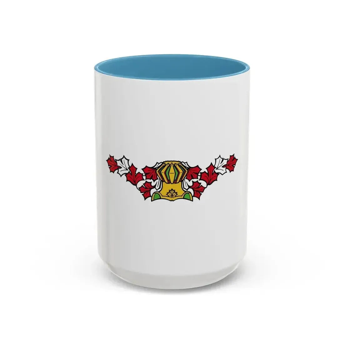 Canadian Helm - Accent Coffee Mug 15oz Light Blue - Go Mug Yourself