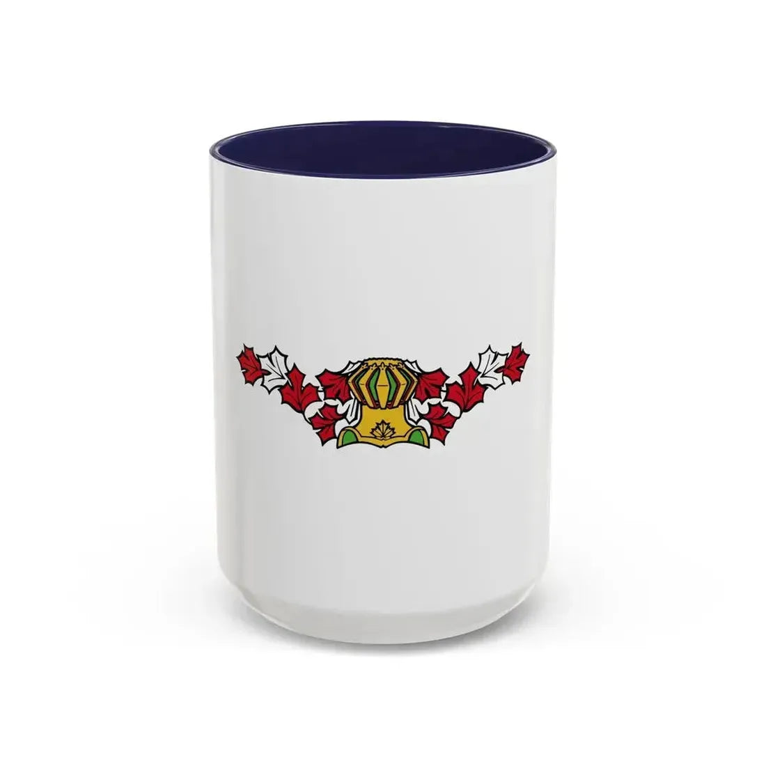 Canadian Helm - Accent Coffee Mug 15oz Navy - Go Mug Yourself