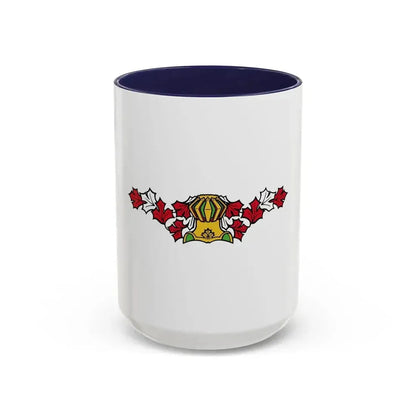 Canadian Helm - Accent Coffee Mug 15oz Navy - Go Mug Yourself