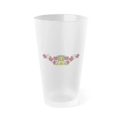 Canadian Helm - Frosted Pint Glass 16oz 16oz Frosted - Go Mug Yourself