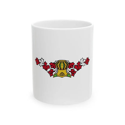 Canadian Helm - White Coffee Mug-11oz-Go Mug Yourself