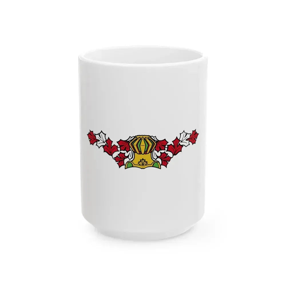 Canadian Helm - White Coffee Mug 15oz - Go Mug Yourself