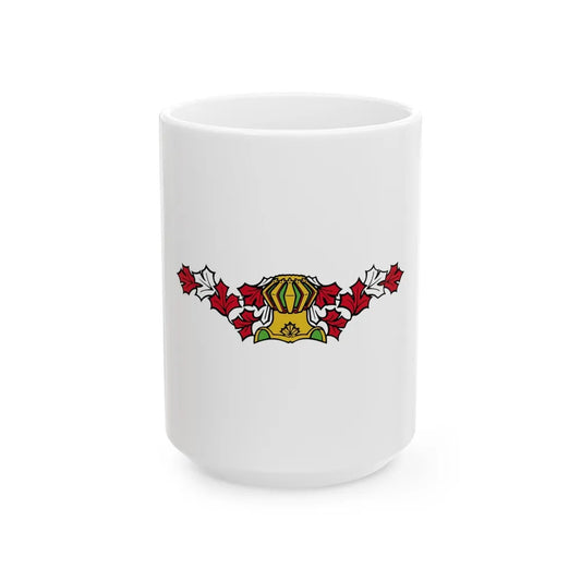 Canadian Helm - White Coffee Mug-15oz-Go Mug Yourself