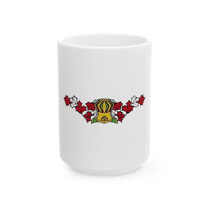 Canadian Helm - White Coffee Mug 15oz - Go Mug Yourself