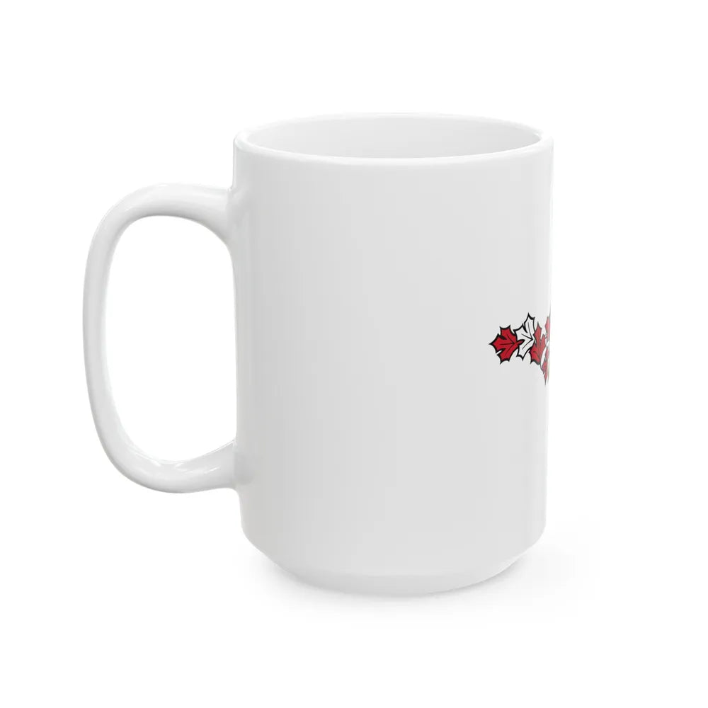 Canadian Helm - White Coffee Mug-Go Mug Yourself