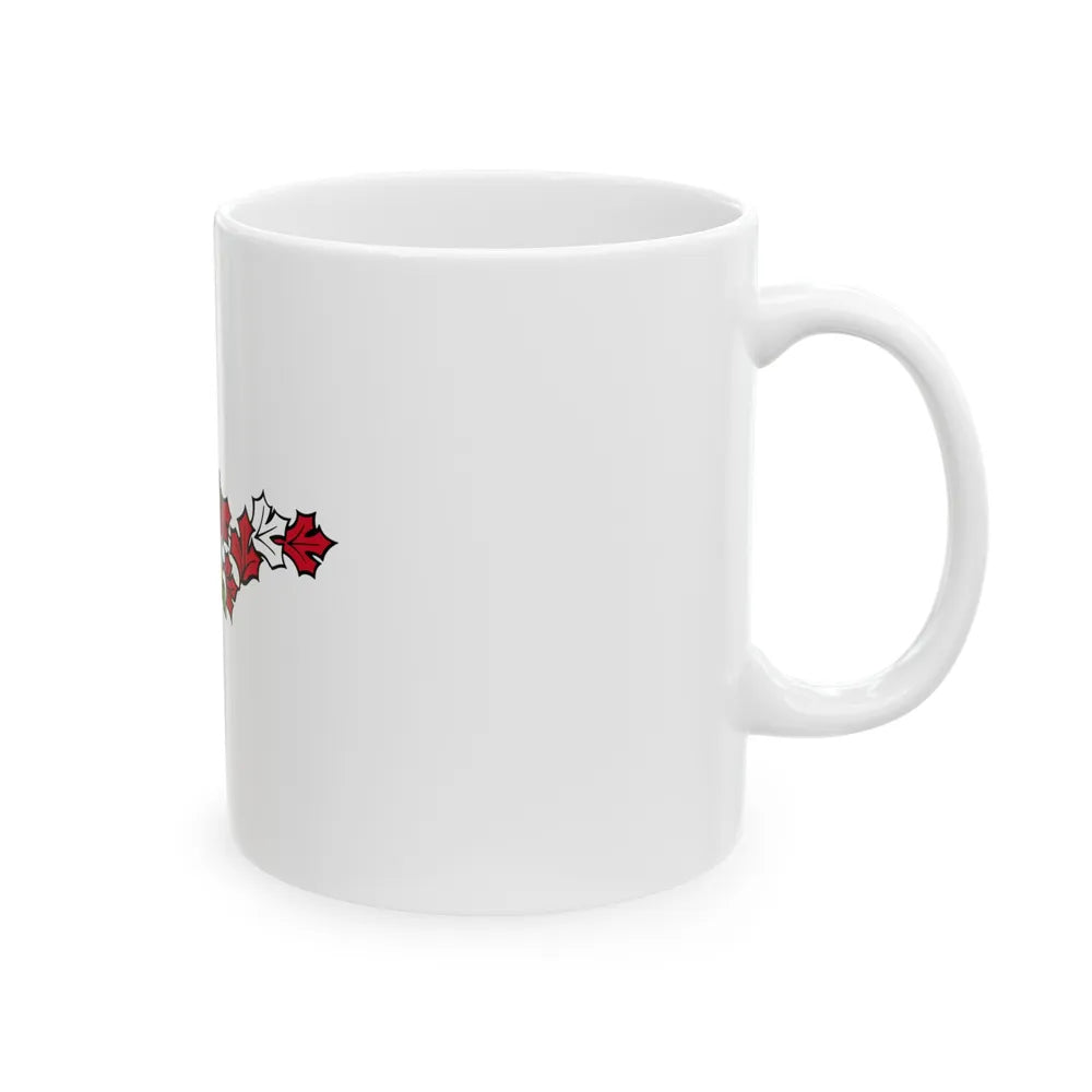 Canadian Helm - White Coffee Mug-Go Mug Yourself