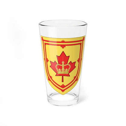 Canadian Monarchist League CoA (Canada) (Coat of Arms) Pint Glass 16oz 16oz - Go Mug Yourself