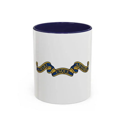 Canadian Motto - Accent Coffee Mug 11oz Navy - Go Mug Yourself
