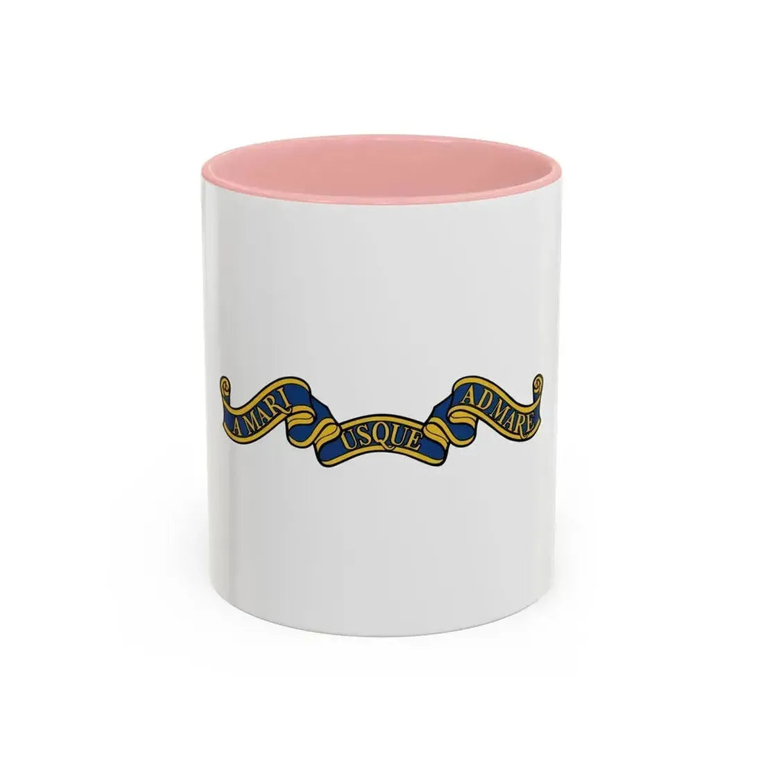 Canadian Motto - Accent Coffee Mug 11oz Pink - Go Mug Yourself