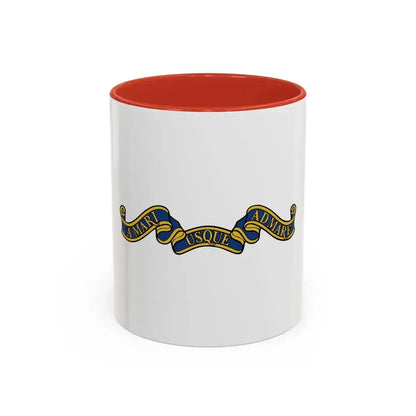 Canadian Motto - Accent Coffee Mug 11oz Red - Go Mug Yourself