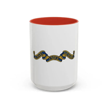 Canadian Motto - Accent Coffee Mug 15oz Red - Go Mug Yourself