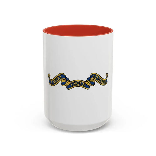 Canadian Motto - Accent Coffee Mug 15oz Red - Go Mug Yourself