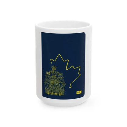 Canadian Passport - White Coffee Mug 15oz - Go Mug Yourself