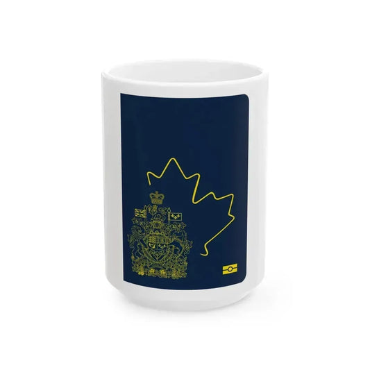 Canadian Passport - White Coffee Mug 15oz - Go Mug Yourself