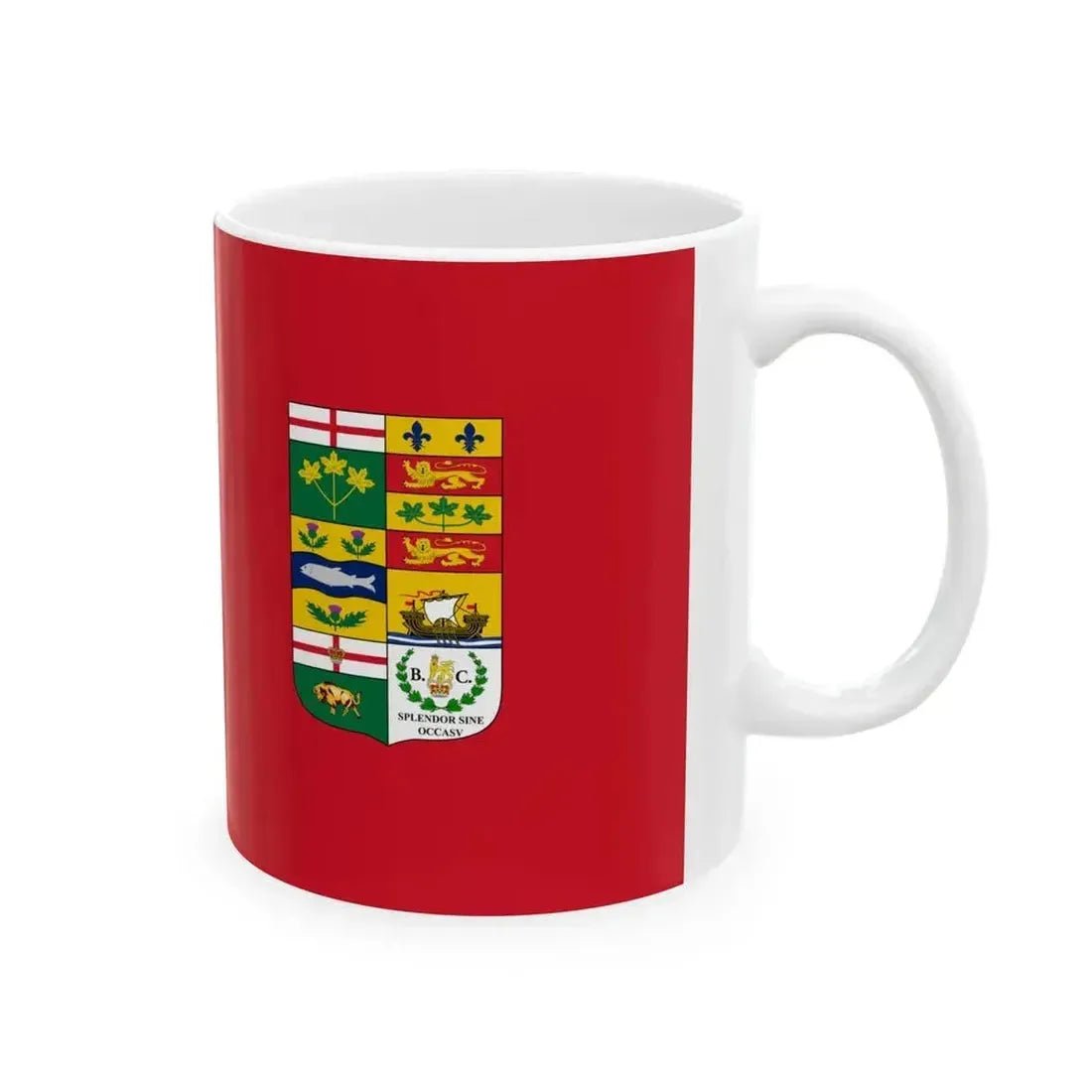 Canadian Red Ensign 1871 (Canada) White Coffee Mug - Go Mug Yourself