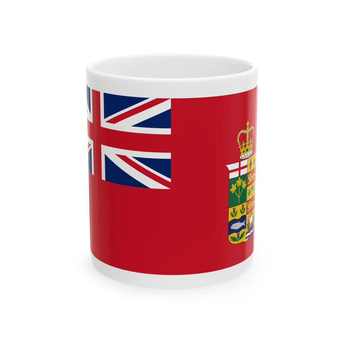 Canadian Red Ensign crown18681921 (Canada) White Coffee Mug 11oz - Go Mug Yourself